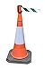 Traffic Cone Topper with Retractable Barrier