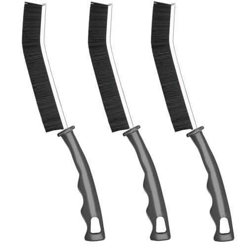 CUCM Cleaning Brush Hard Bristle Crevice Cleaning Brush UK 3 Pcs Bathroom Crevice Gaps Brush Groove Crevice Cleaning Tool for Narrow Corners in Home Kitchen Bathroom and Window