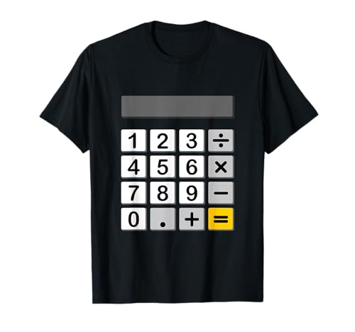 Calculadora matemática, disfraz de carnaval Camiseta