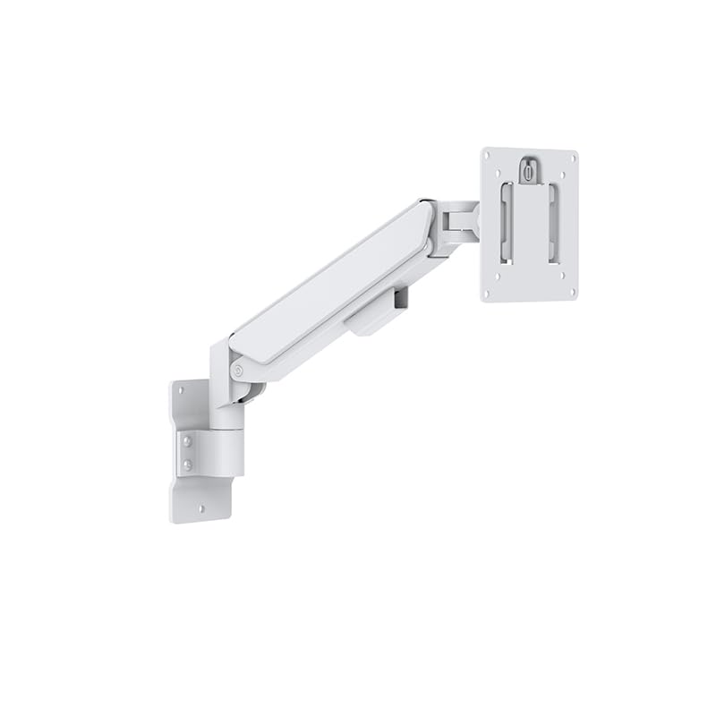 Approx Supporto TV Monitor Parete APPST20WH, per schermi da 10-32 pollici, con molla a gas, altezza regolabile, VESA 75x75/100x100