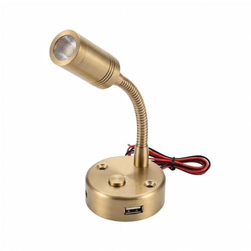 NANBEILVDOU 12V RV Reading Light with 10W USB Port