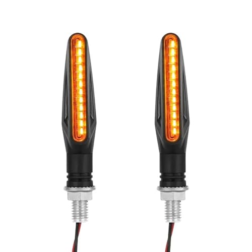 Clignotants de moto séquentiel ambre avec feux d'arrêt arrière intégrés