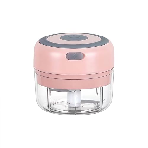 OXIZER ミニフードプロセッサーおろし器、ミニガーリックチョッパー、にんじんおろし器、電動360度ボルテックスコードレス玉ねぎブレンダー、ポータブル電動ブレンダー、多目的チョッパー、操作が簡単、チョッパーおろし器、にんじんおろし器、おろし器、小型、大容