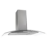 Coifa Nardelli Vidro Curvo Duto Slim, 127 V, New Order, 50011030, Inox, 90 cm