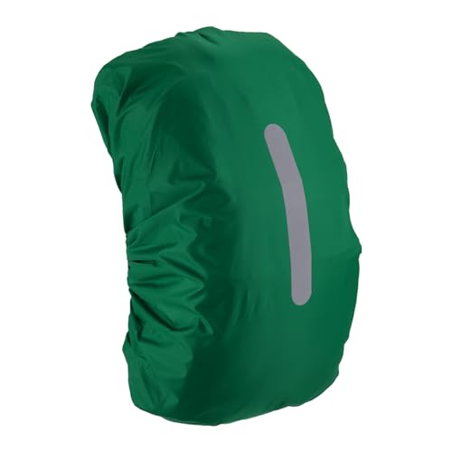 M METERXITY Backpack Rain Cover - Waterproof Lightweight Cover with Vertical Reflective Strap, Apply to Cycling/Hiking/Mountain Climbing (40-50L, M, Dark Green)