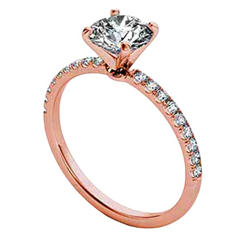 Bague moissanite solitaire en argent, le bijou idéal pour sublimer vos fiançailles
