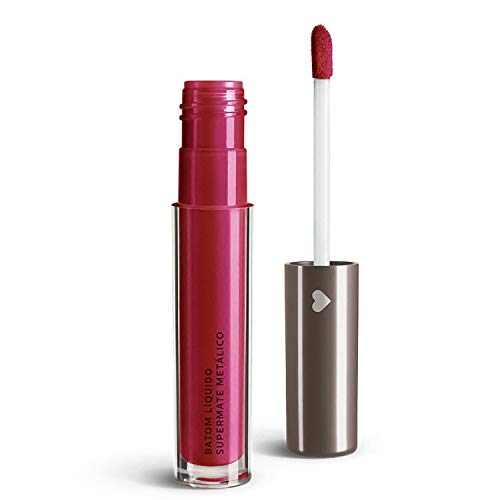 Batom Líquido Supermate Metálico Vermeluz