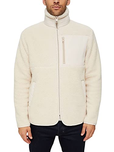 ESPRIT Herren 101ee2g318 Jacke, Off White, XL EU