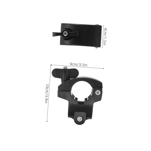 Clamp para rack de batería, plástico y metal, negro miniatura 2