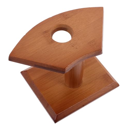 BRIGHTFUFU 1pc Roll Japanese Scroll Holder Shelf Supports Cake Cone Stand Snack Candy Display Mini Cones Acrylic Holder Japanese Restaurant Ice Cream Cones Display Stand Food Cone Jar