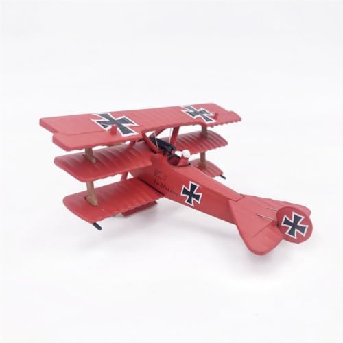Maqueta avión aleación Barón Rojo escala 1/72 modelo estático para escritorio molo