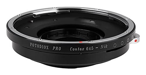 Fotodiox Pro Lens Mount Adapter Compatible with Contax 645 Lenses to Nikon F-Mount Cameras