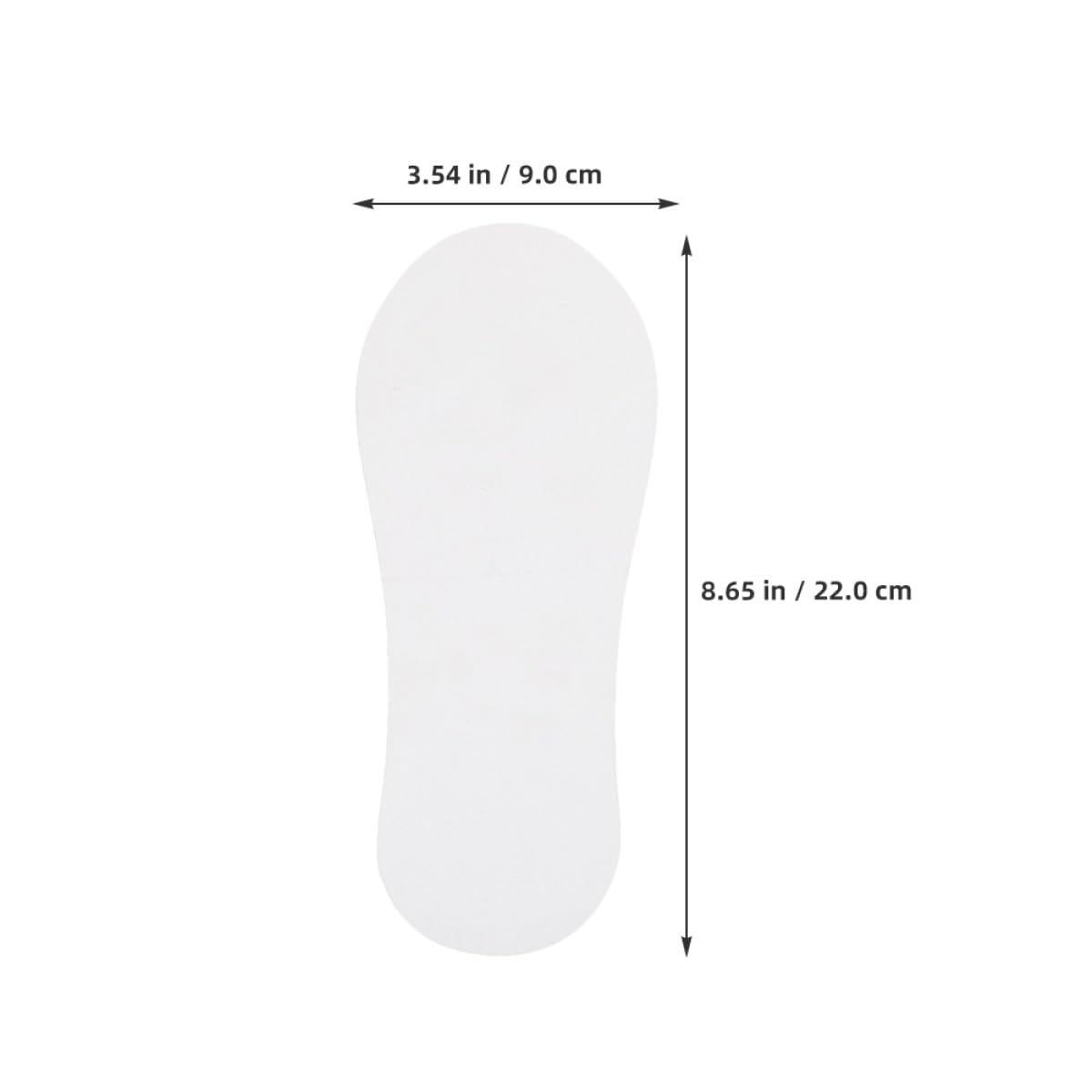 Healvian Inserciones para Calcetines Cartón 100 Piezas Bloqueadores de Calcetines Reciclables Accesorios de Color Claro Uso Industrial Fábrica 22 Cm X 9 Cm X 7 Cm