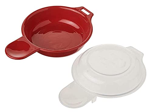 Lot De 2 Bols Vapeur En Silicone Pour Micro-ondes – Résistants Au Chaud/froid, Avec Poignée, Multifonctions