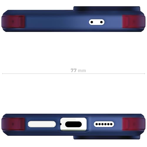 Coque Samsung S24 Ghostek Covert silicone transparent bleu