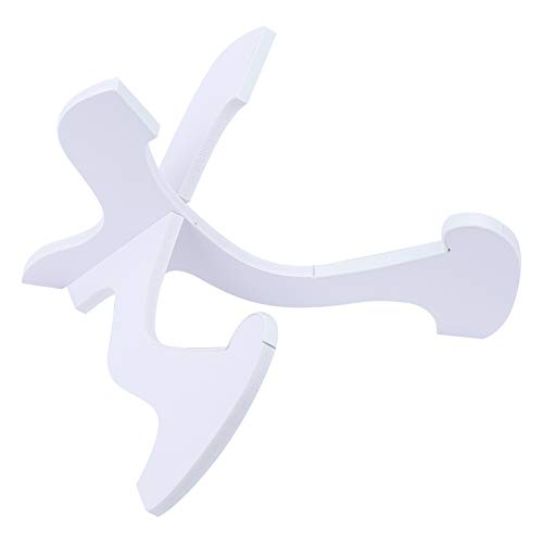 Ukulele Stand Folding Non Slip Lightweight Portable Violin Mandolin Rack Holder For Small String Instruments White