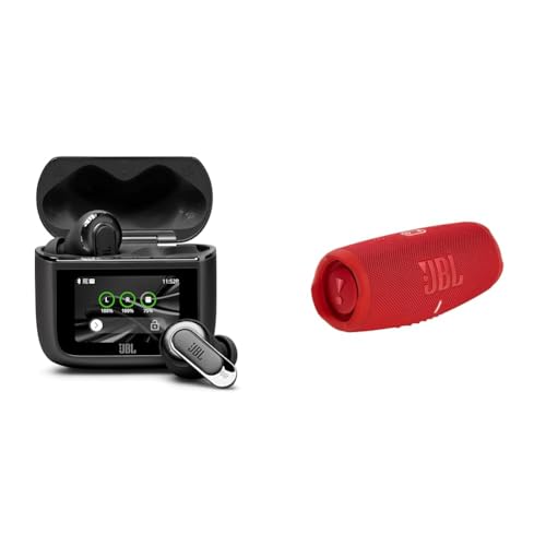 �y�Z�b�g�����zJBL TOUR PRO 3 ���C�����X�C���z�� �n�C�u���b�h�m�C�Y�L�����Z�����O �n�C���]���C�����XLDAC ���C�����X�[�d�Ή� �X�}�[�g�^�b�`�f�B�X�v���C���� �u���b�N JBLTOURPRO3BLK + CHARGE5 Bluetooth