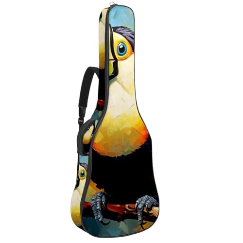 JRHEJTFZ Housse pour guitare acoustique de 1,9 cm d’épaisseur – Imperméable – Durable et élégant – Big Toucans, Multicolore., 42.9×16.9×4.7 in, Motif imprimé tendance - Les Beatles, Paul McCartney, John Lennon, RIngo Starr, George Harrison JRHEJTFZ Housse pour guitare acoustique de 1,9 cm d'épaisseur - Imperméable - Durable et élégant - Big Toucans, Multicolore., 42.9x16.9x4.7 in, Motif imprimé tendance