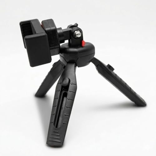 Image of Niloni Portable & Flexible Mini Tripod with Mobile Holder & 360 Degree Ball Head for Smart Phones, Compact Cameras, Gopro, iPhones, Content Creation, Shooting Reels