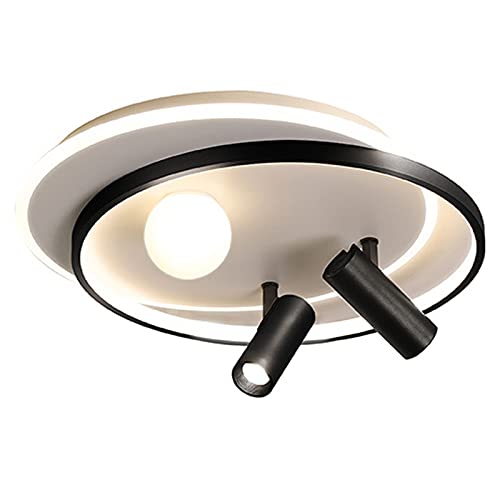 Plafonnier LED moderne nordique acrylique pour salon et chambre 37+10W