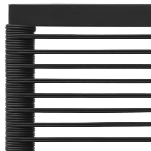 Table basse de jardin gris 55x55x31 cm en DPC et acier pour terrasse - 7