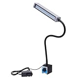 Magnetische LED Drehmaschine Lampe Maschinenlampe mit Magnetfuß 10W 1200 Lumen Flexibel Wasserdicht Arm Drehmaschine Lampe für Nähmaschine Drehbank Fräsen Bohrmaschine Industrielle Beleuchtung