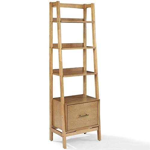 Crosley Furniture Landon Small Etagere Bookcase, Acorn #TOP9