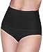 Produktbild Damen figurenformend Miederslip mit Bauch-Weg-Effekt Stark Formend Miederpants Miederslip Damen Unterwäsche Große Größen (M, Schwarz)