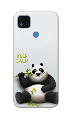 Image of PRINTFIDAA� Printed Hard Back Cover Case for Mi Poco C31 Back Cover (Cartoon Panda) -2808