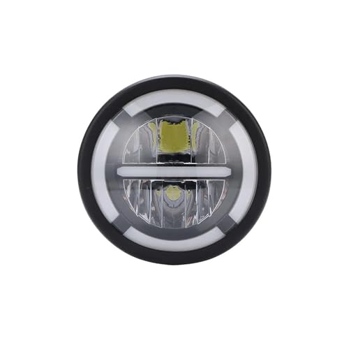 Lampe de phare moto rétro avec support de fixation pour les virées nocturnes