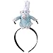 Leziazany Mouse Chef Headband Rat Plush Toy Headband Hair Clip Cosplay Props Rat Headwear for Christmas Halloween Party