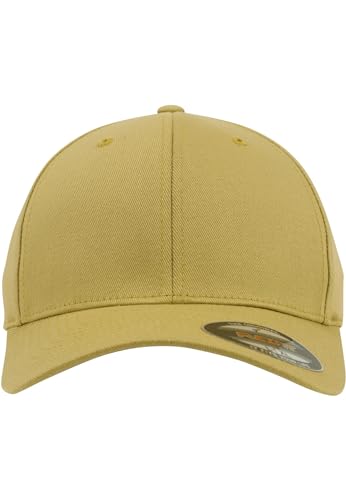 Flexfit Unisex Wooly Combed Baseballkappe, Youth, Curry – Ansicht 1