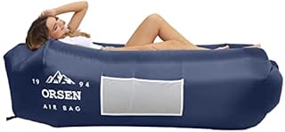 Orsen Inflatable Loungers Air Sofa Lounger, Air Lounger Sofa Perfect for Camping Hiking - Ideal Inflatable Couch for Pool and Festivals- Perfect Inflatable Beach Chair Music Festivals for Adults
