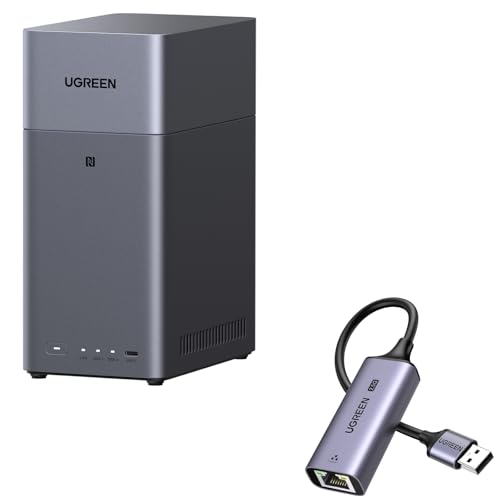 Amazon.co.jp: UGREEN NAS DH2300 2ベイNASバンドル、2.5Gbps USB LAN