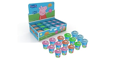 Dough Magic Peppa Pig with 2 in 1 Moulding Lid Pack of 15 Tubs 100gm Each|Soft Water Based Dough|Fun with Dough|Non-Toxic|for Kids 3 Years+|Art & Craft Activity|Birthday & Return Gifts|Made in India (B0CD8CLNKC) Amazon Price History, Amazon Price Tracker
