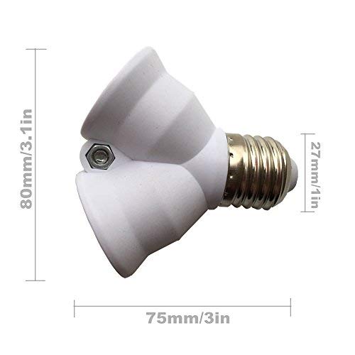 OSALADI 10 Pièces Convertisseur E27 Ampoule Répartiteur De