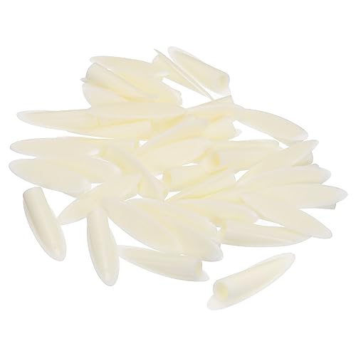 Image of MECCANIXITY 9mm Plastic Pocket Plugs, Wood Plugs Covers Slant Hole Caps for Pocket Hole Jig Working Tool Accessories, Beige Pack of 200