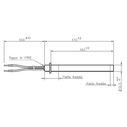 Rezystancja Świecznik zapłonowy do PELLET 350W 170 mm 160 mm PALACE HT62706