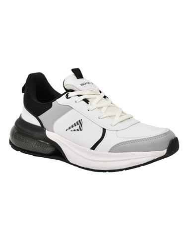 Image of Impakto Flex Onyx Men Casual Sneaker Classic Rounded to Pampering Cushioned Extra Comfort Lace-Up