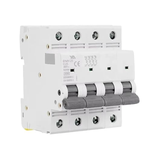 Disjoncteur électrique CA GYM9-125 3P C80A pour protection tableau triphasé 400V 6KA