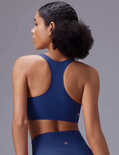 Image of baleaf Sweatleaf Adjustable Sports Bras for Women, Padded Racerback Yoga Bra, High Impact Molded Cup Workout Bra
