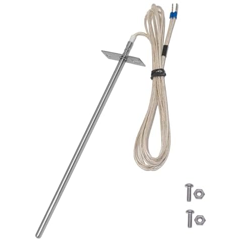 RTD Temperature Probe Sensor, Replacement for Traeger Grill Probe, Internal Grill Probe Compatible with Traeger Pellet Grills and Smoker Cover