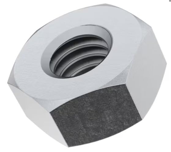 M8 (8mm x 80mm) Hex Square Bolts, Fully Threaded (50, M8 Hex Sq. Bolts + Standard Nuts) - Image 2