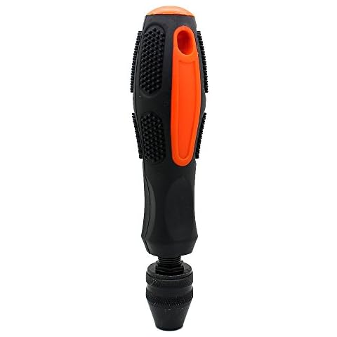 AUTOTOOLHOME Adjustable Pin Vise Hand Drill Chuck Capacity 0-5/16" Model Hobby Tool fit Drill Bit Screwdriver Bits Cover