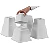 Amazon.com: HOME IT Adjustable Bed Risers - Elevation in 3, 5 or 8 Inch ...