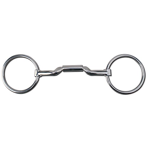 Myler Loose Ring with 14mm Forward Tilted Port MB36-14mm, 5 1/4
