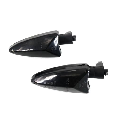 Fuicotto Indikatoren Motorrad Kompatibel Mit Aprilia Für RS4 125 2010–2014 NA850GT 2009–2014 N850 MANA 2007–2010 Motorrad-Blinker-Kontrollleuchte(Black 105mm)