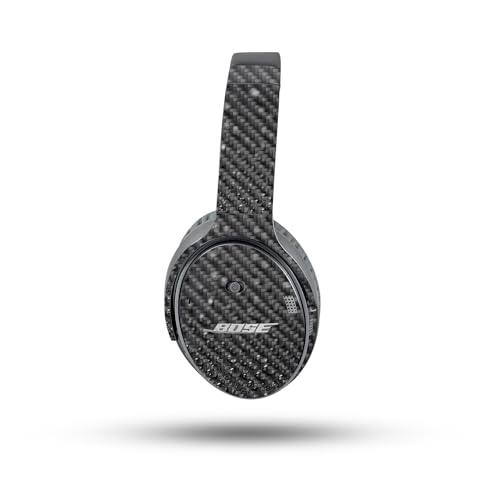 Image of MightySkins Carbon Fiber Skin Compatible with Bose QuietComfort 35 II Headphones - Dewdrop | Protective, Durable Textured Carbon Fiber Finish | Easy to Apply, Remove, and Change Styles