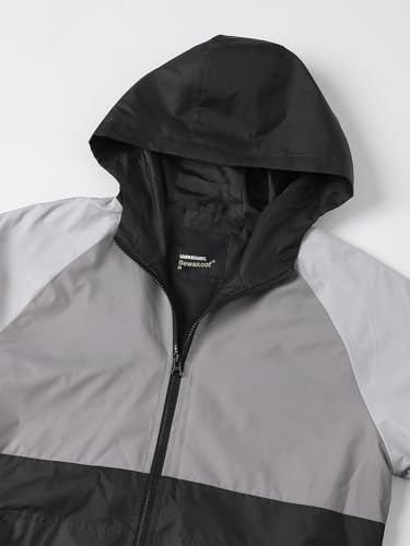 Image of Bewakoof Men's Polyester Regular Fit Windcheater Jacket | Bewakoof Air 1.0 | Jacket for Men Winter Wear