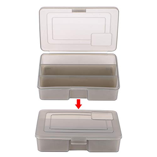 Lure Box, Fishing Tackle Storage Box, Plastic Lure Box 3 Grids Bait Tackle Case For Fishing #TOP5